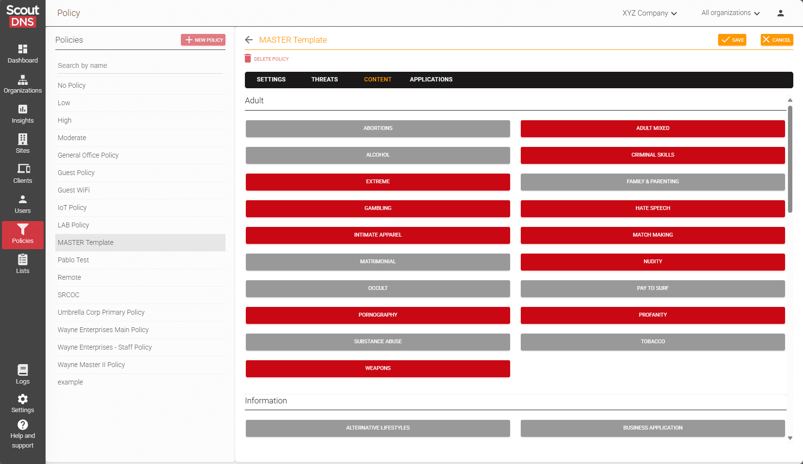 Intelligent Content Filtering