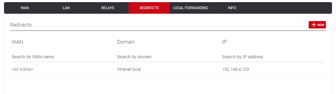 Adding a redirect