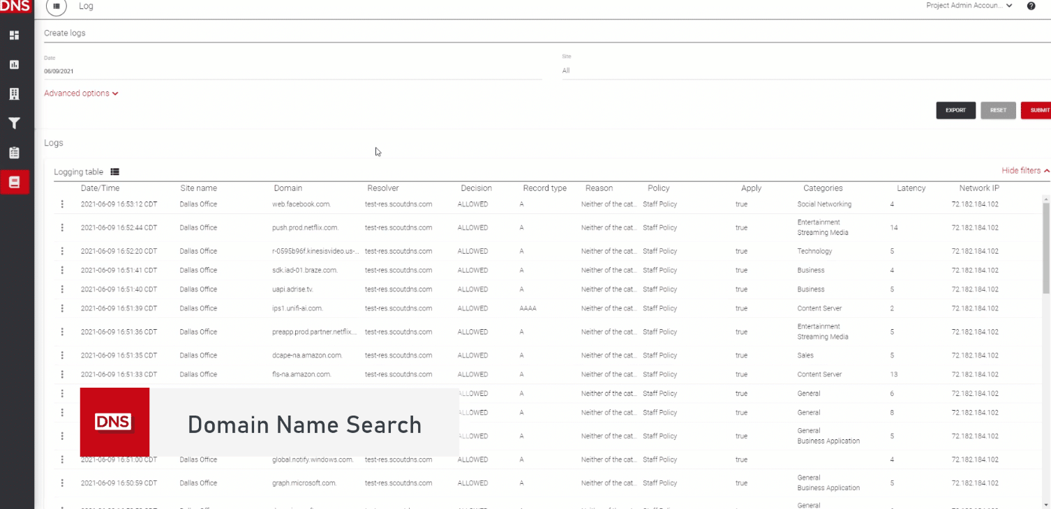 domain name search video opening